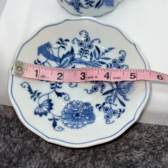 BLUE DANUBE TEACUP AND SAUCER VINTAGE RETIRED PATTERN - Picture 11 of 12